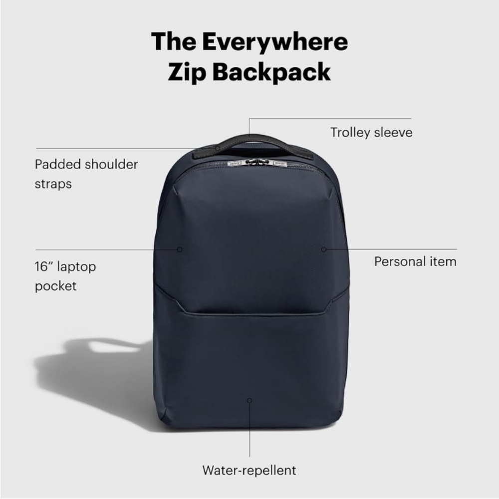 Away Everywhere Zip Laptop Backpack - Picture 9 of 9